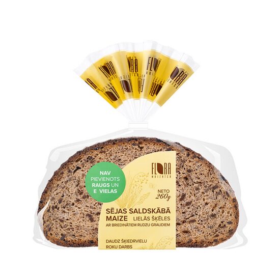  Sauerteig Brot mit gekeimten Roggenkörnern 260g