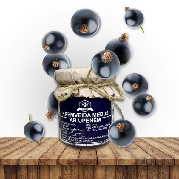 Cremiger Honig mit Schwarzen Johannisbeeren, 130g