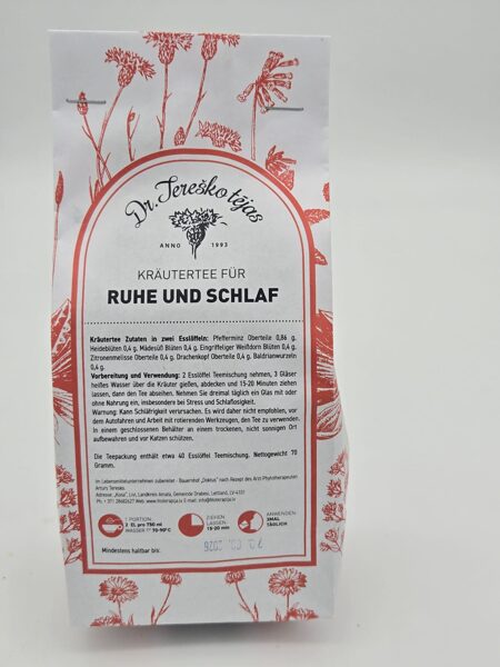 Ruhe und Schlaf,70g