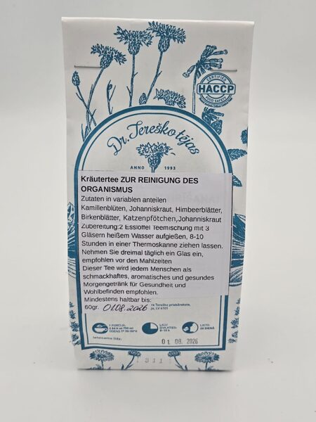 Kräutertee ZUR REINIGUNG DES ORGANISMUS ,60g